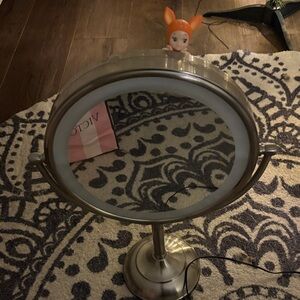 Elegant Silver Vanity Mirror